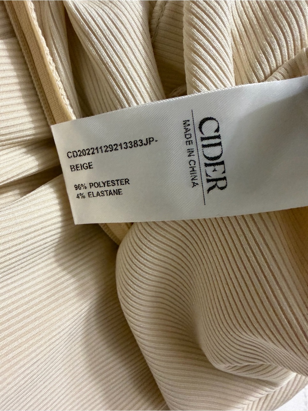 Cider Ivory Sleeveless Wide-Leg Jumpsuit - Picture 13 of 13